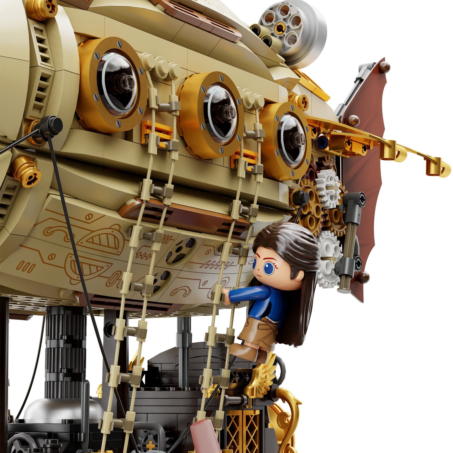 Steampunk Airship - 1949 pcs - Beanie Games