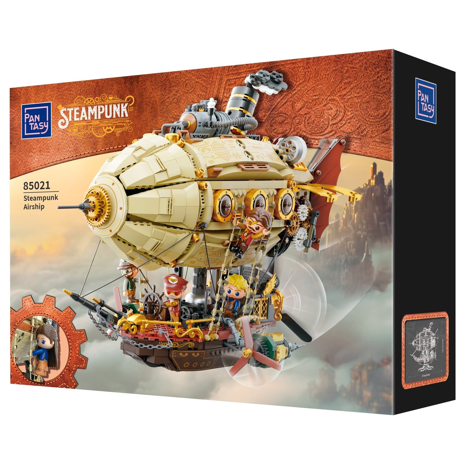 Steampunk Airship - 1949 pcs - Beanie Games