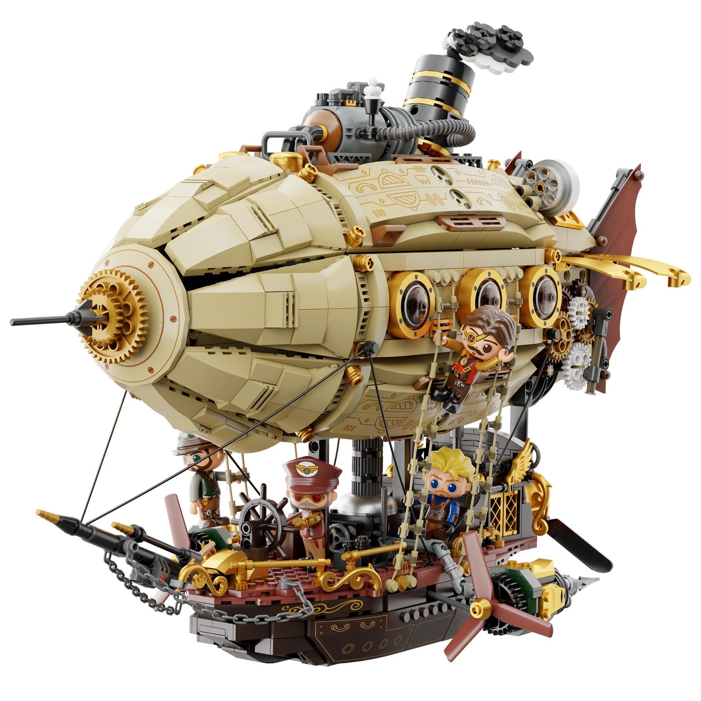 Steampunk Airship - 1949 pcs - Beanie Games
