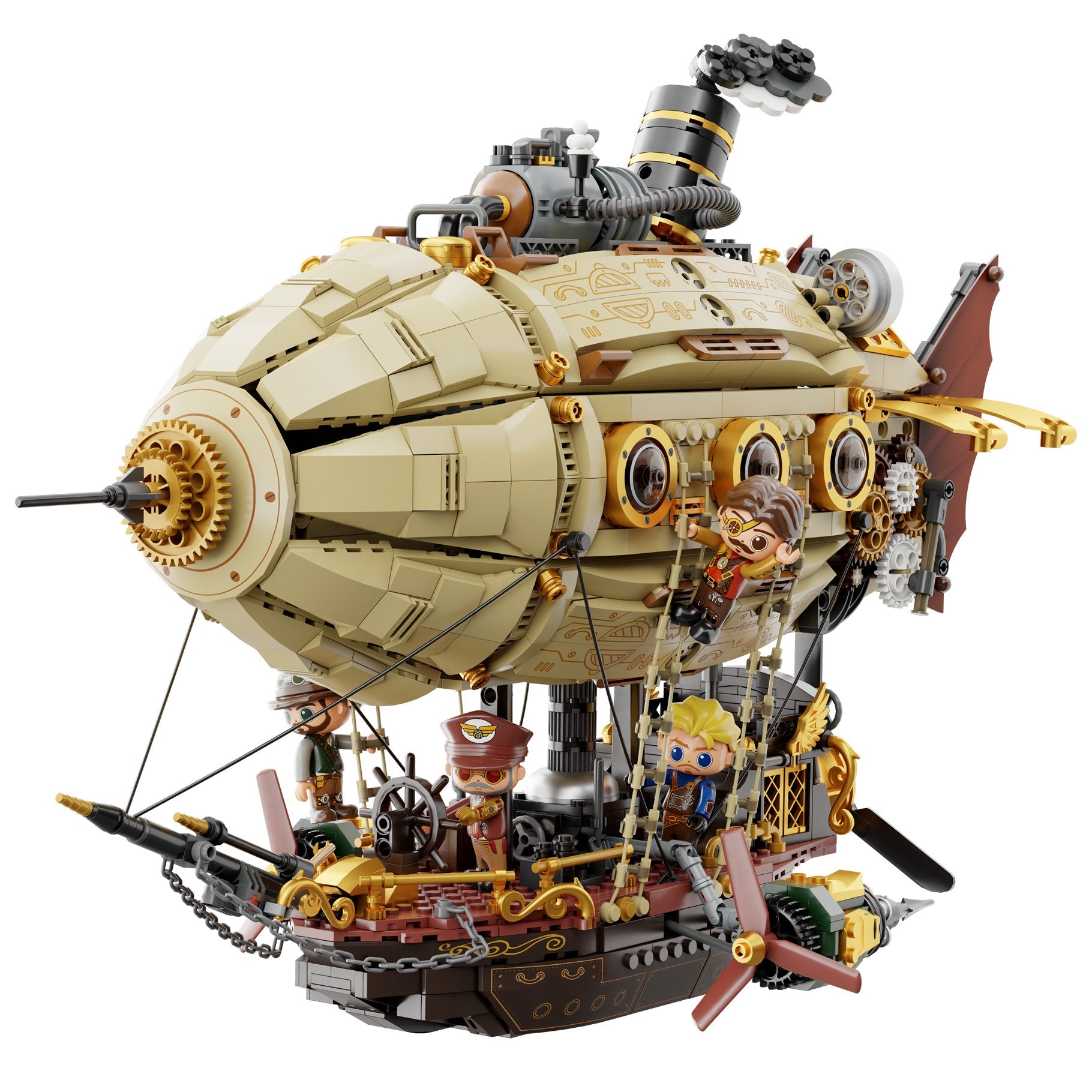 Steampunk Airship - 1949 pcs - Beanie Games