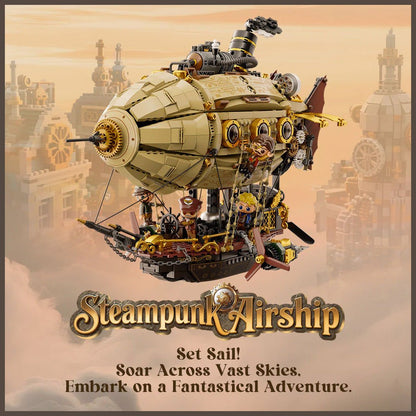 Steampunk Airship - 1949 pcs - Beanie Games