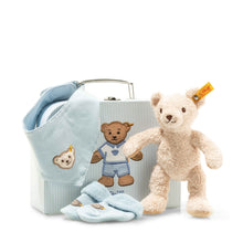 Steiff Baby Gift Set (Beige/Blue) - Beanie Games