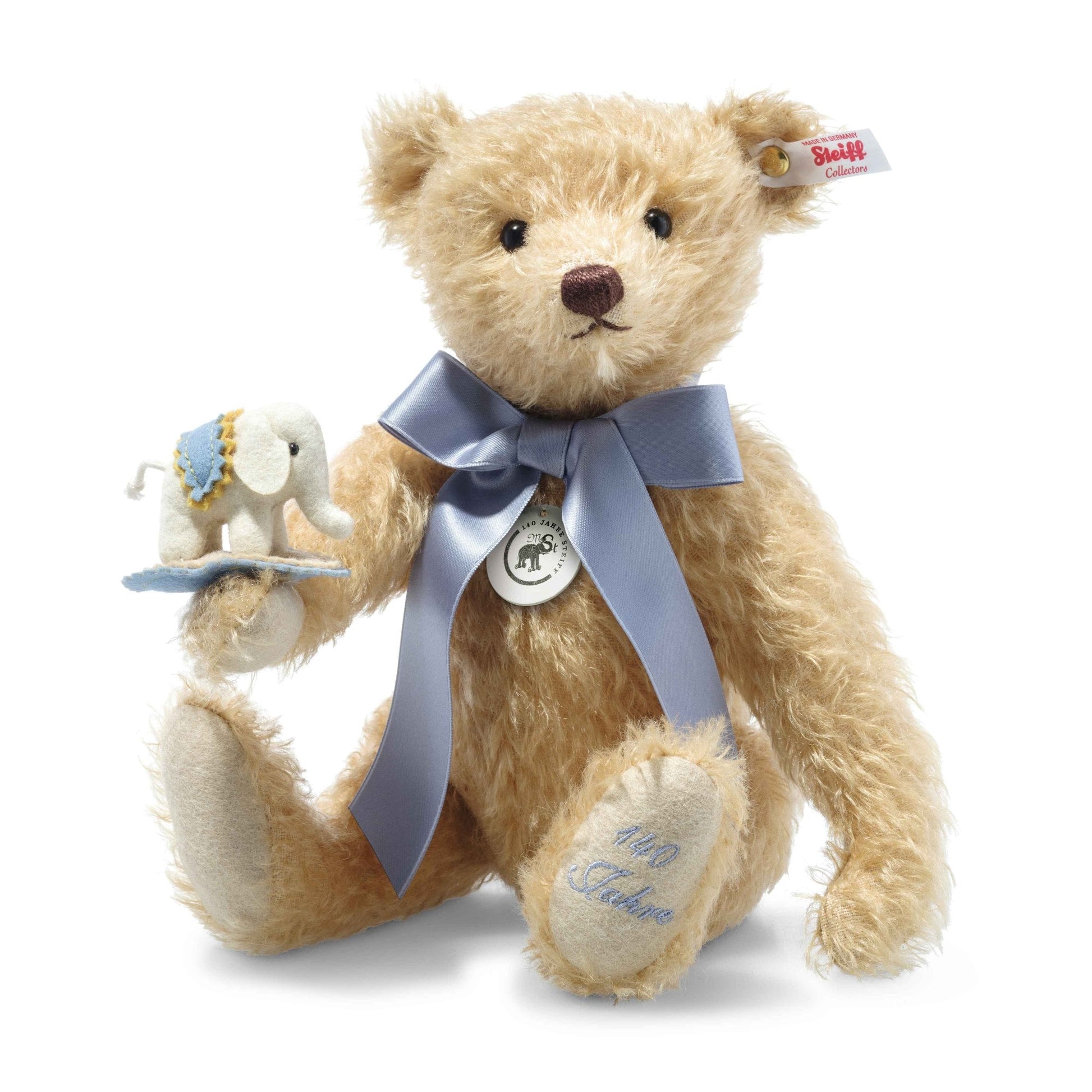 Steiff Bear With Little Elephant 30cm - Beanie Games