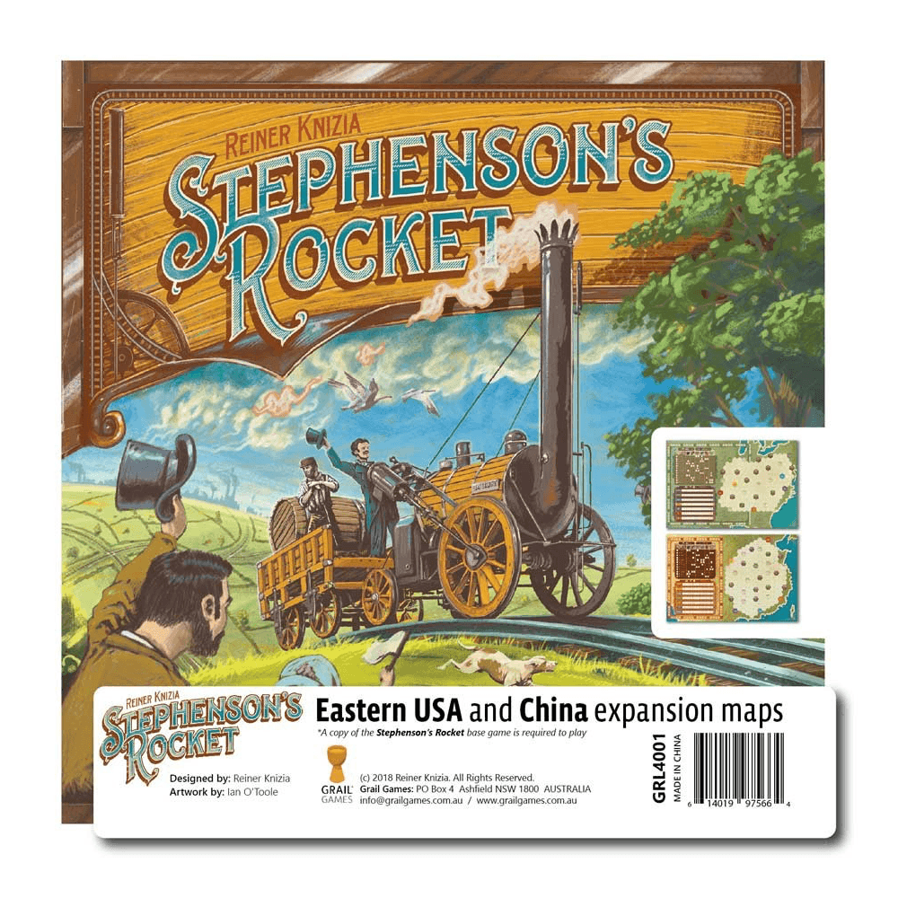 Stephenson's Rocket: Eastern USA & China Expansion - Beanie Games