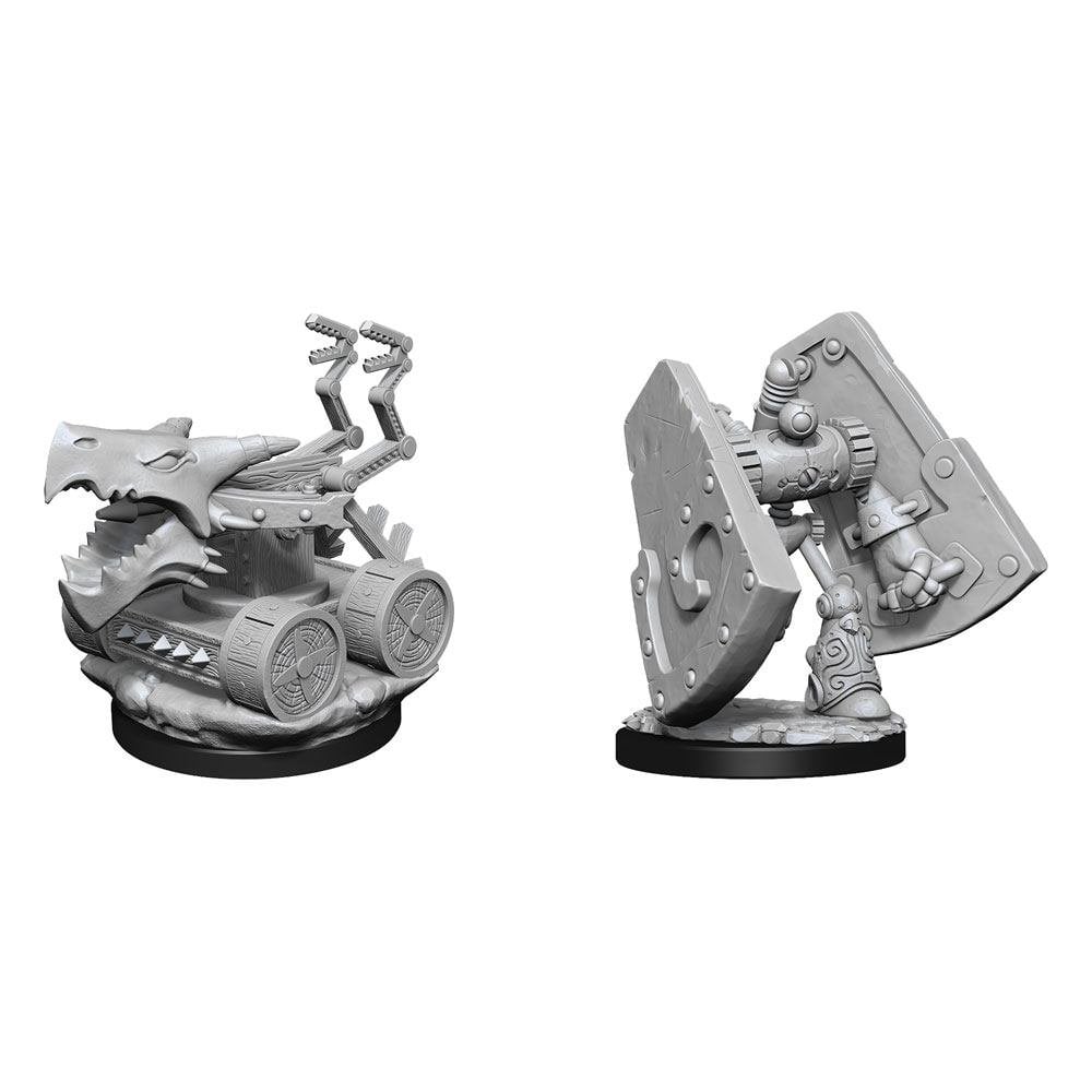 Stone Defender & Oaken Bolter: D&D Nolzur's Marvelous Unpainted Miniatures (W15) - Beanie Games