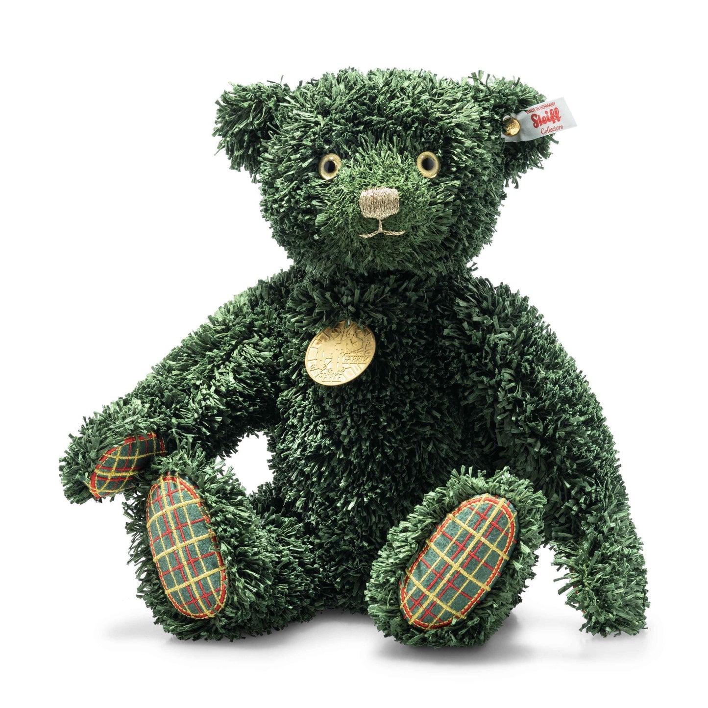 Teddies For Tomorrow Green Christmas Teddy Bear - Beanie Games