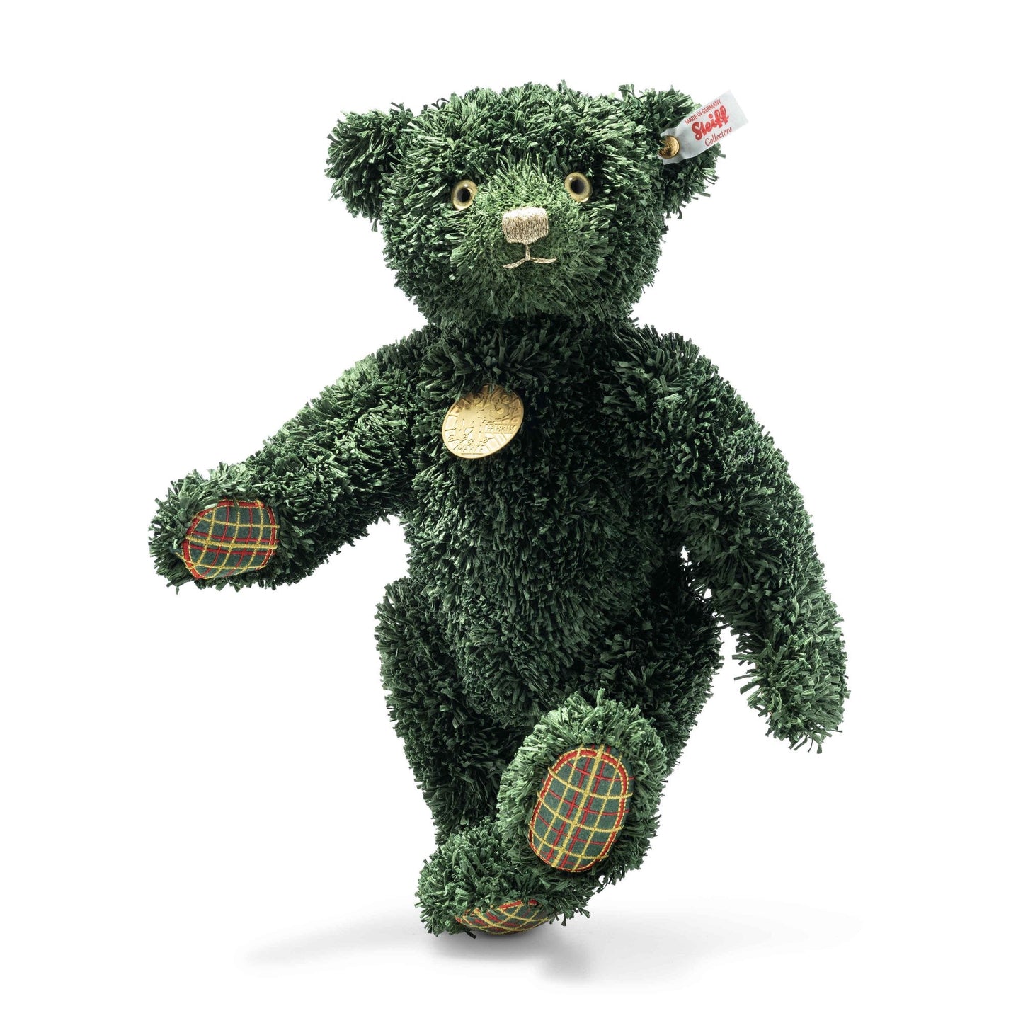 Teddies For Tomorrow Green Christmas Teddy Bear - Beanie Games