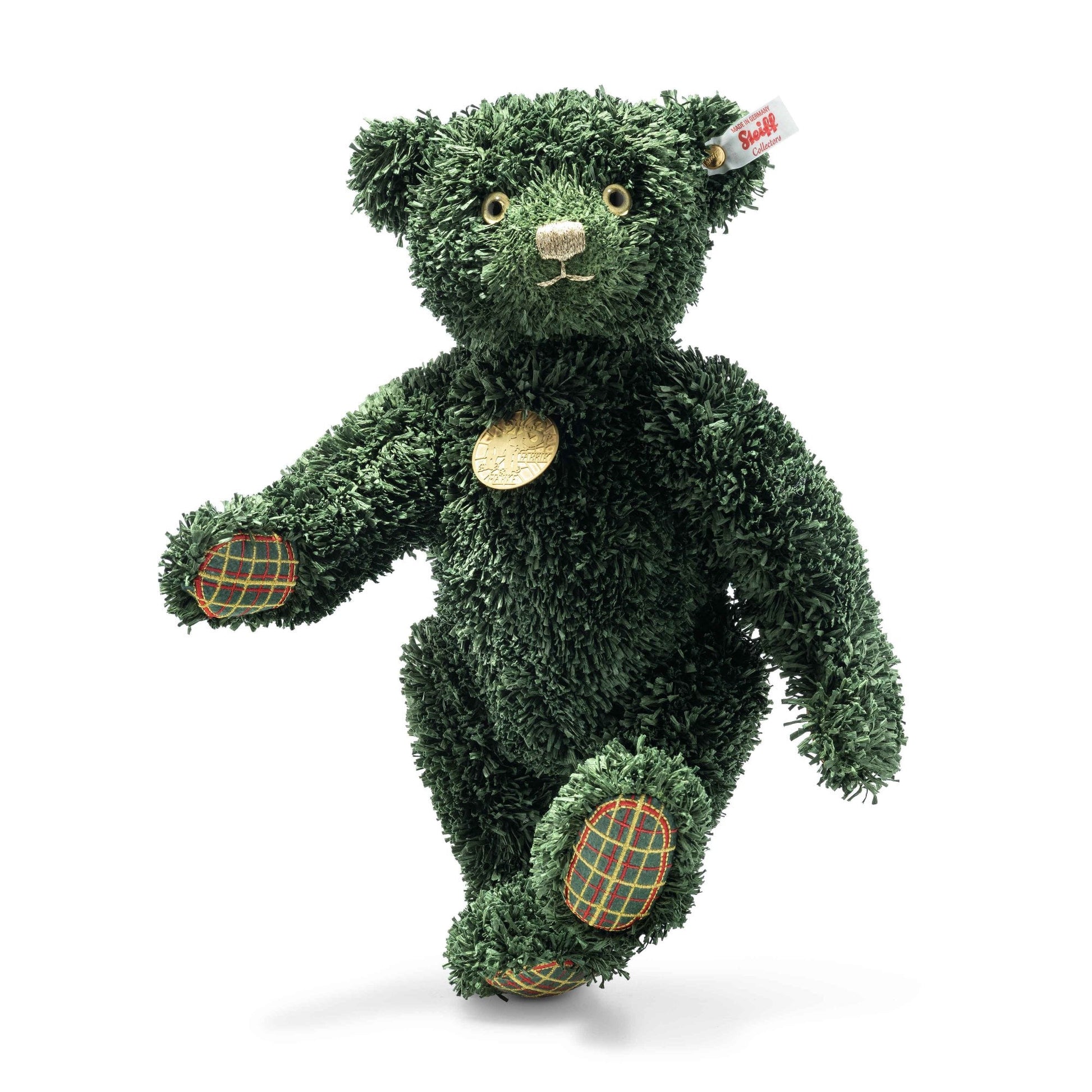 Teddies For Tomorrow Green Christmas Teddy Bear - Beanie Games