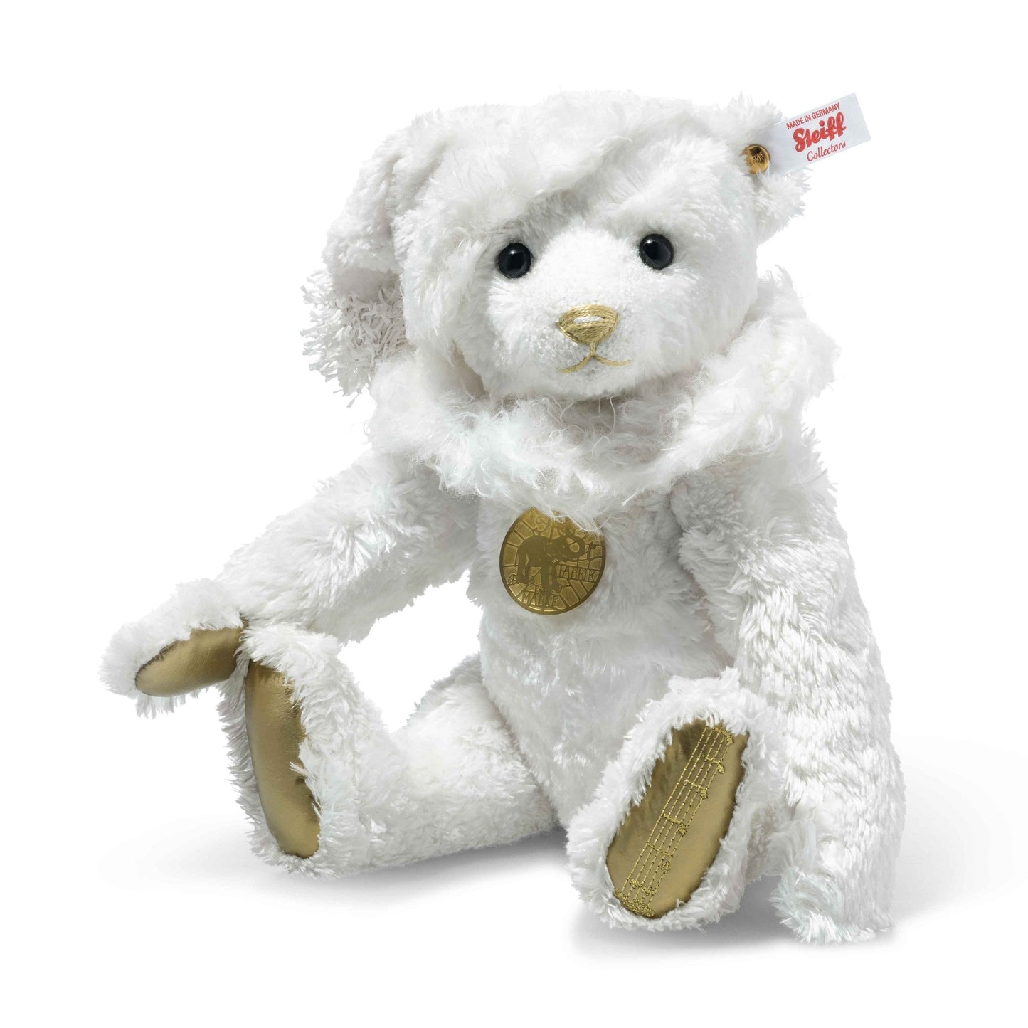 Teddies For Tomorrow White Christmas Teddy Bear - Beanie Games