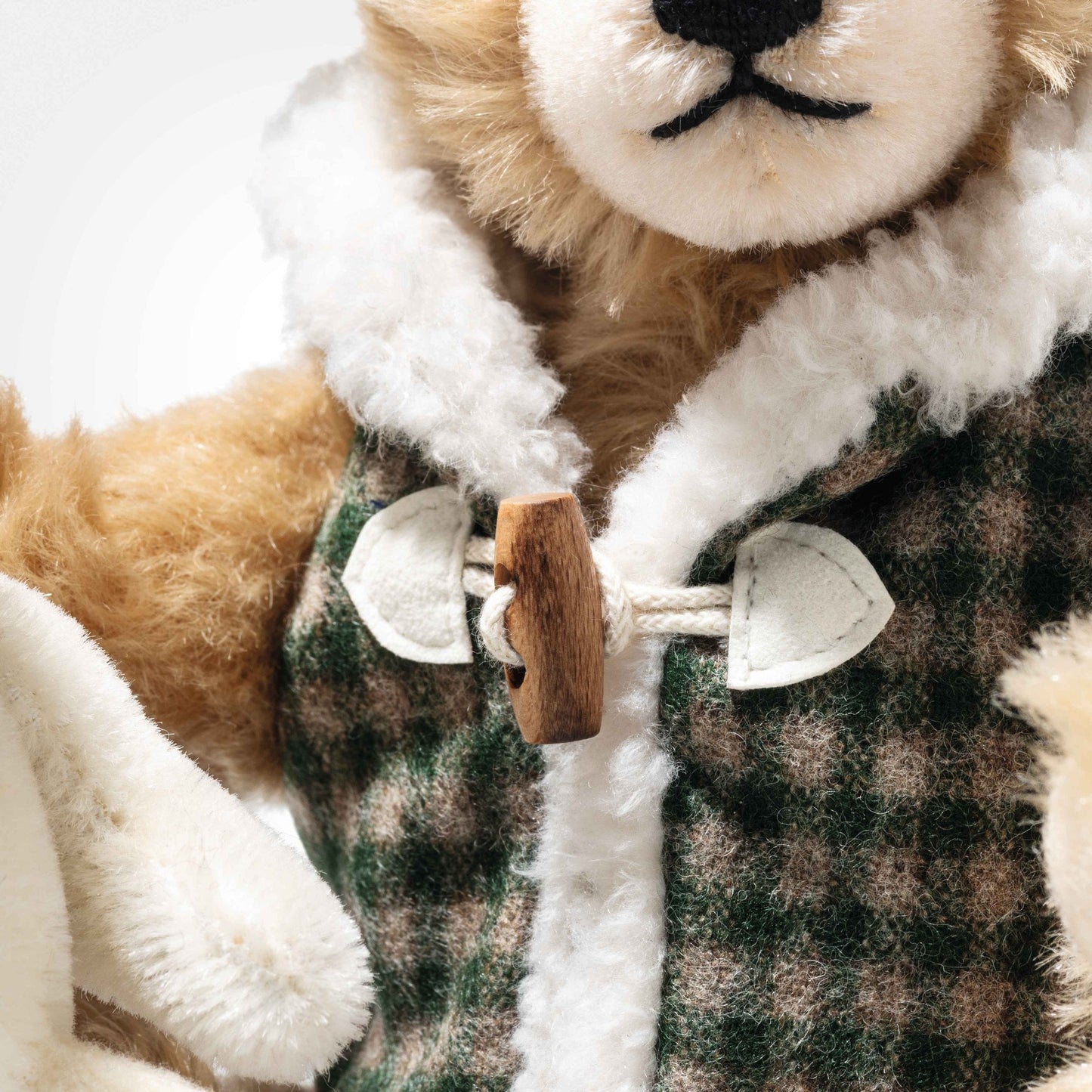 Teddy Bear With Snowman (23cm, Beige) - Beanie Games