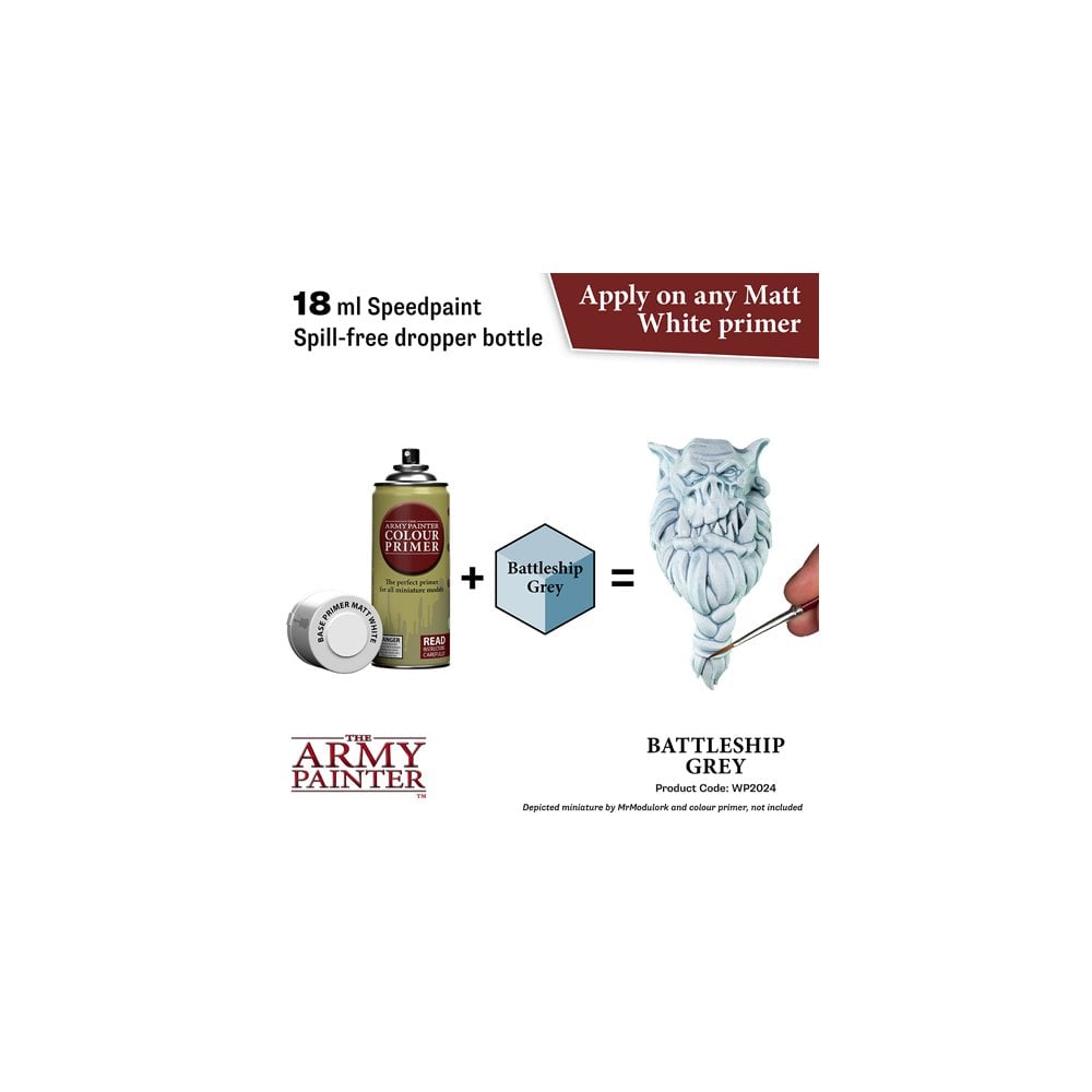 The Army Painter - Speedpaint 2.0 - Battleship Grey - Beanie Games