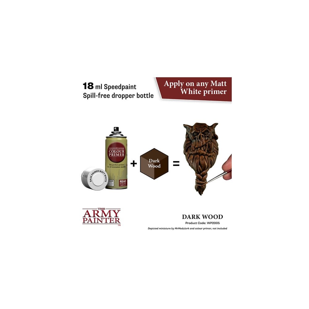 The Army Painter - Speedpaint 2.0 - Dark Wood - Beanie Games