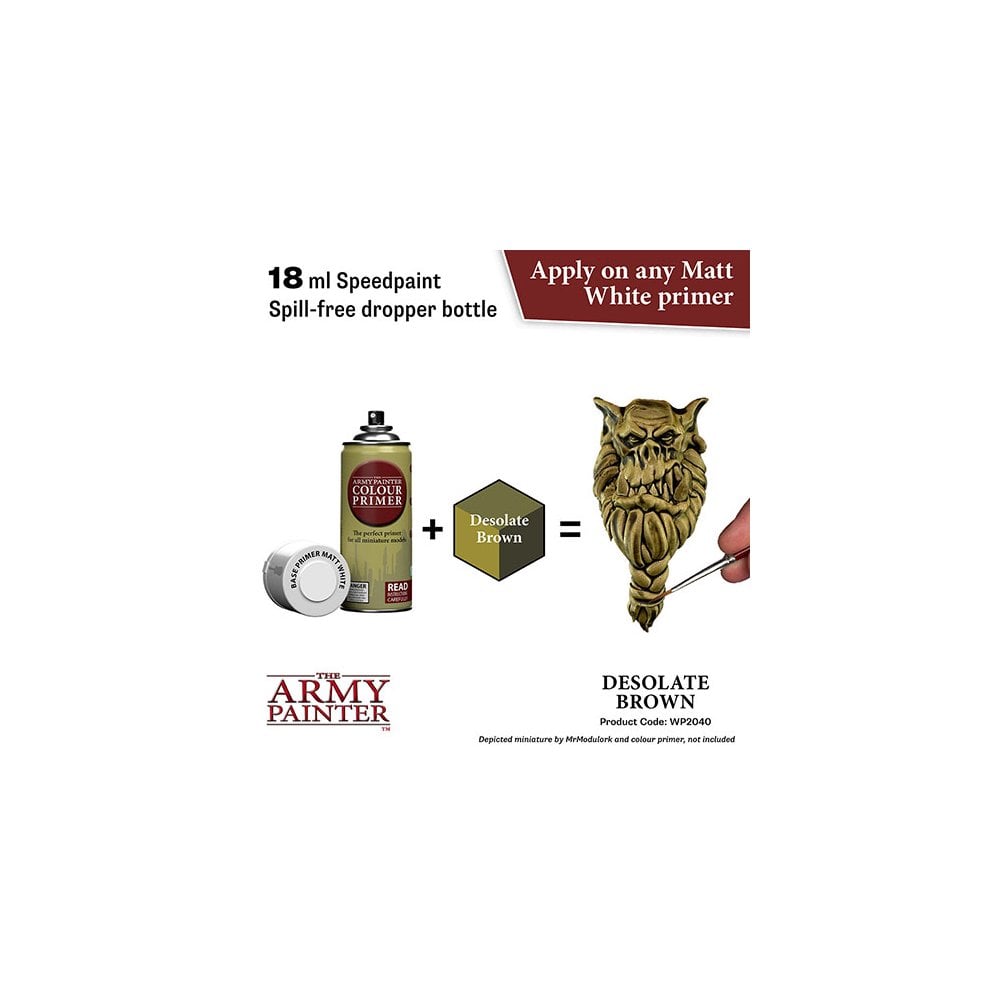 The Army Painter - Speedpaint 2.0 - Desolate Brown - Beanie Games