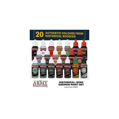 The Army Painter - Warpaints Fanatic Historical Set - WWII German - Beanie Games