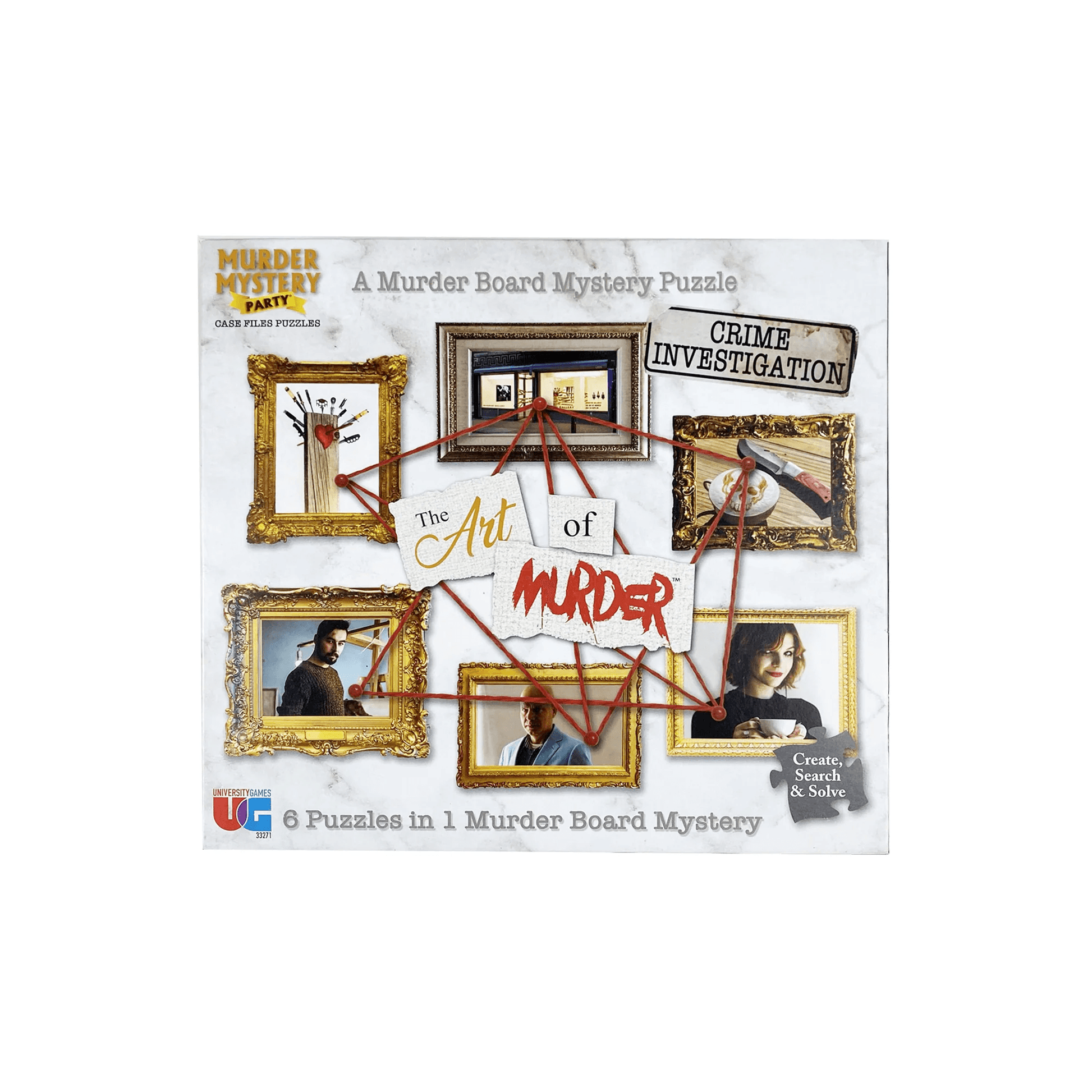 The Art Of Murder Mystery Puzzle - Beanie Games