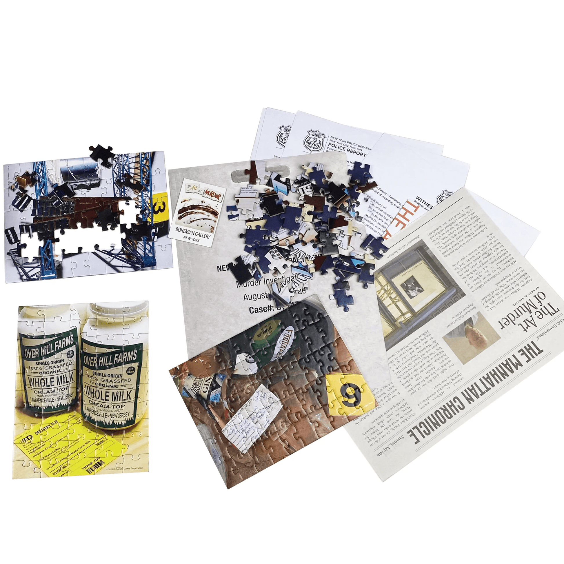 The Art Of Murder Mystery Puzzle - Beanie Games