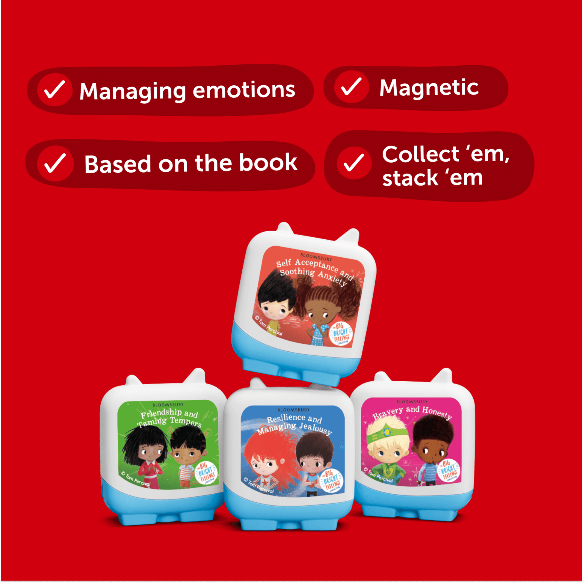 The Big Bright Feelings Collection (Set of 4 Clever Pocket Tonies) - Beanie Games