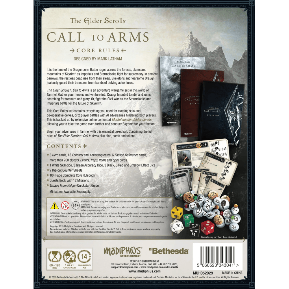 The Elder Scrolls: Call To Arms - Core Rules - Beanie Games