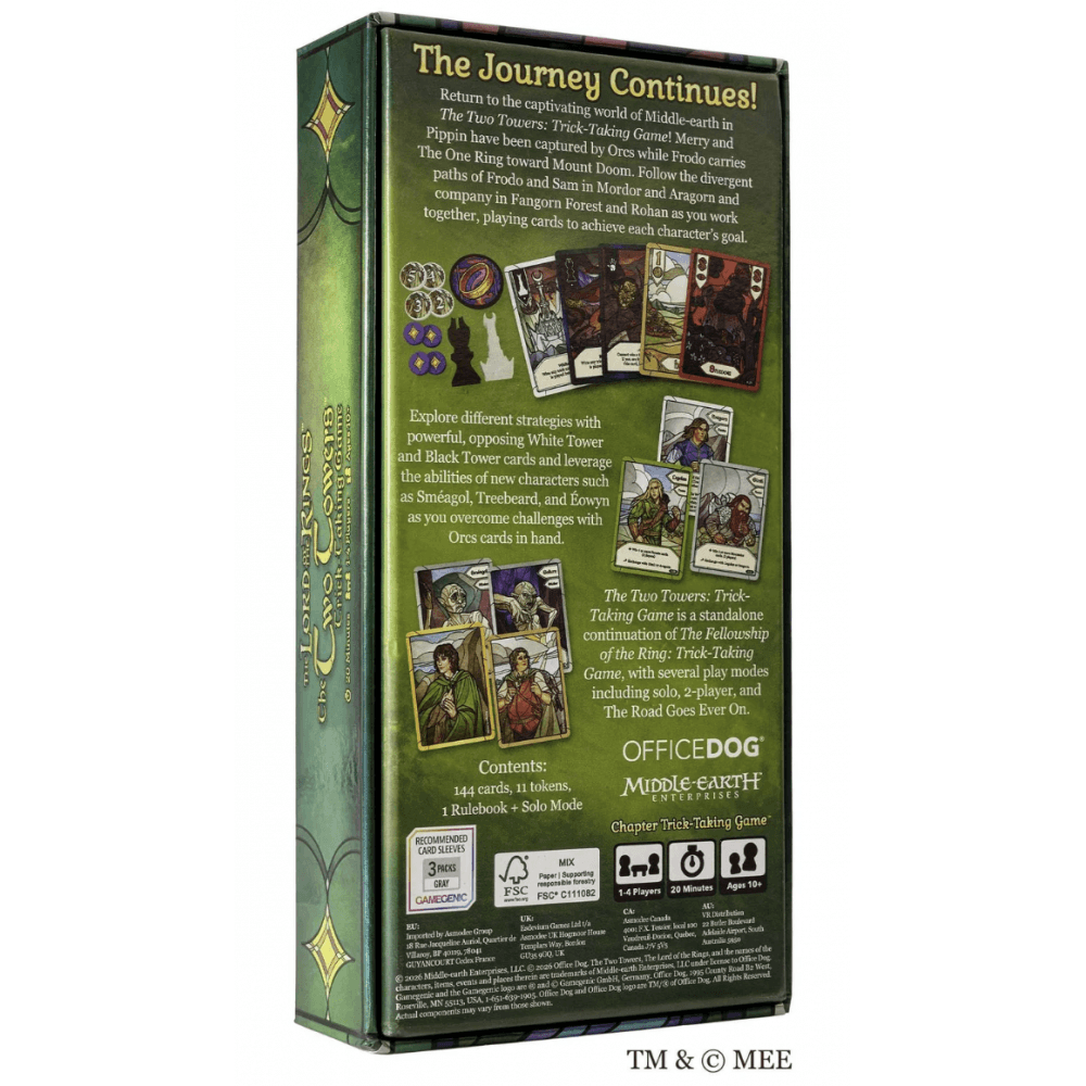 The Lord Of The Rings: Two Towers: Trick Taking Game - Beanie Games