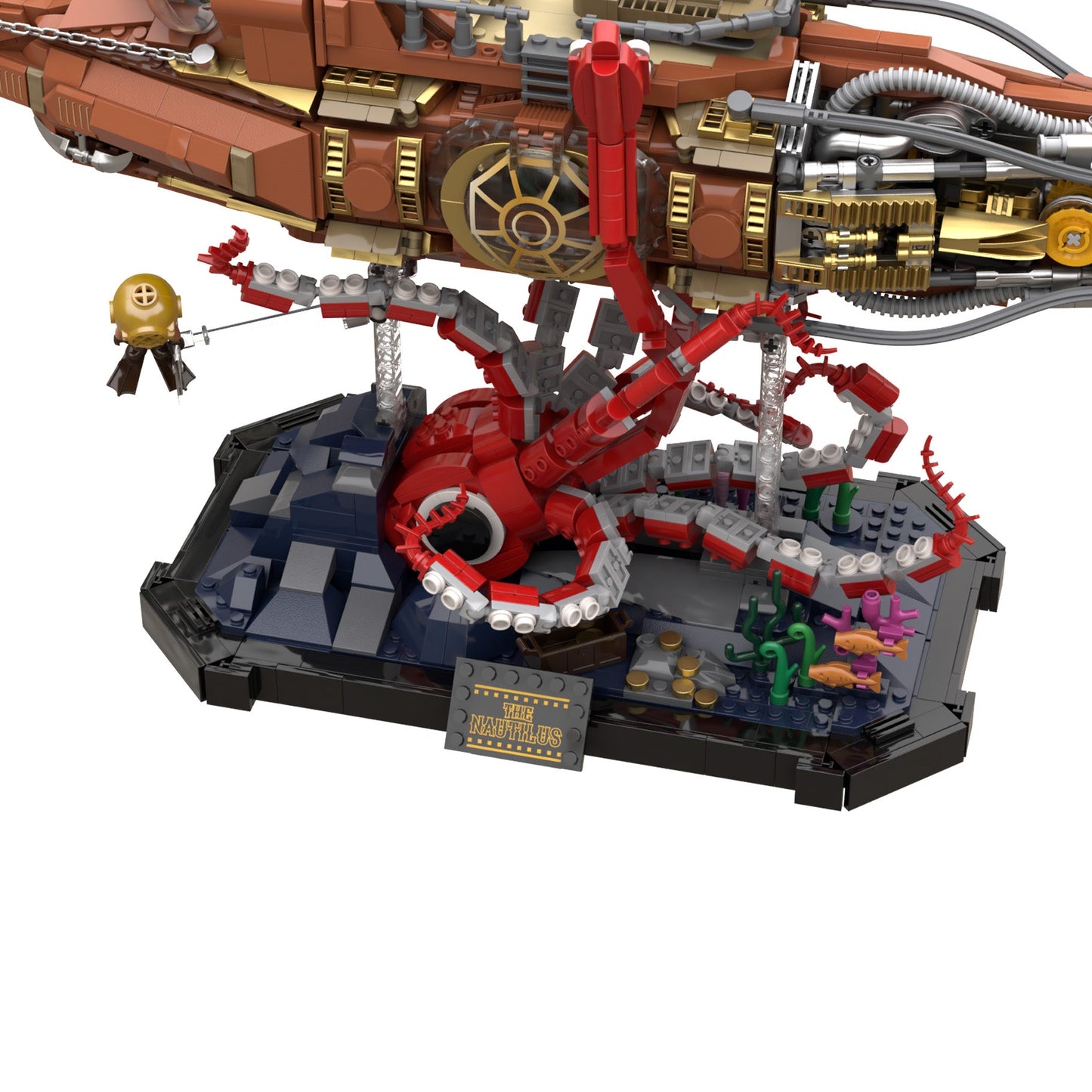 The Nautilus Steampunk Submarine - 2552 pcs - Beanie Games