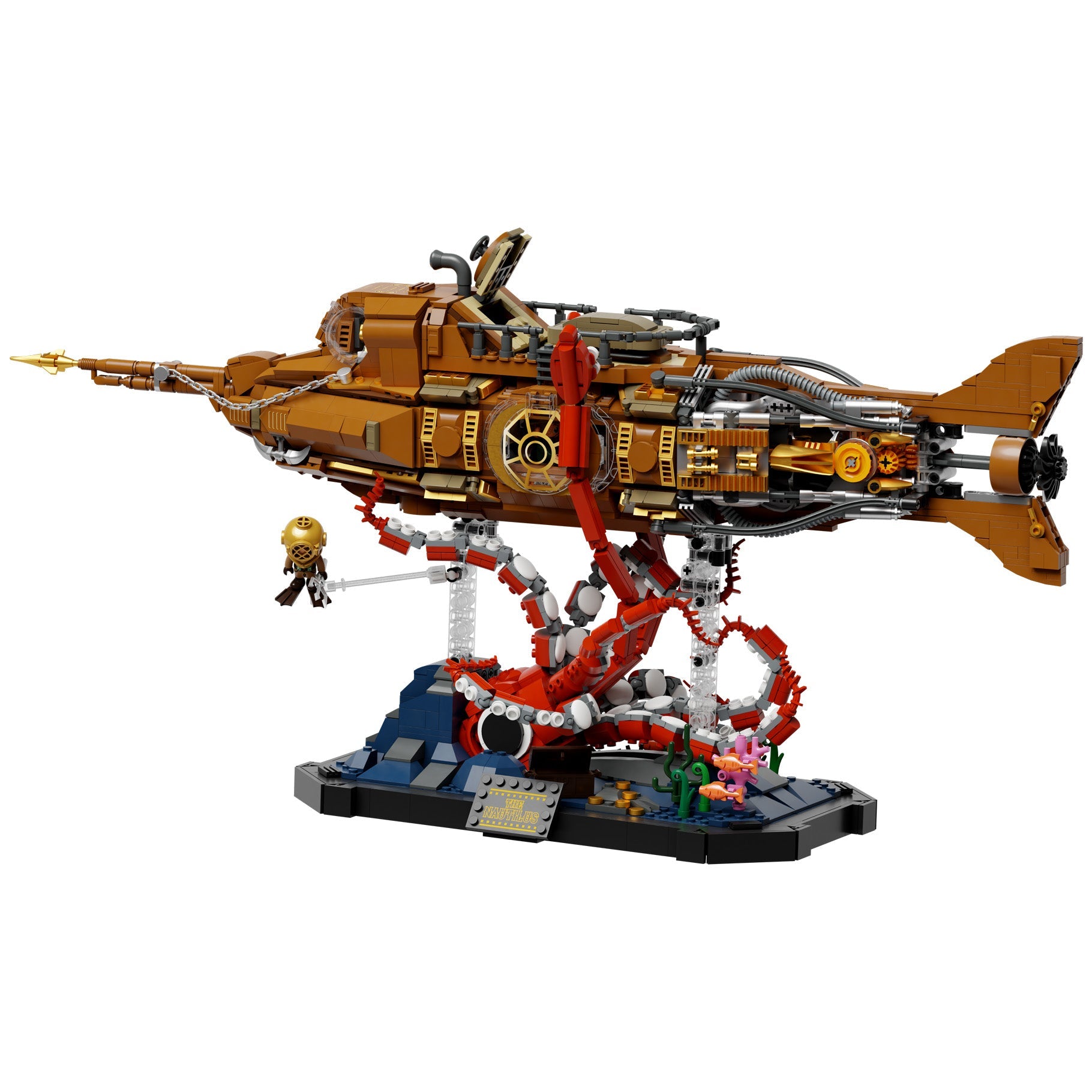 The Nautilus Steampunk Submarine - 2552 pcs - Beanie Games