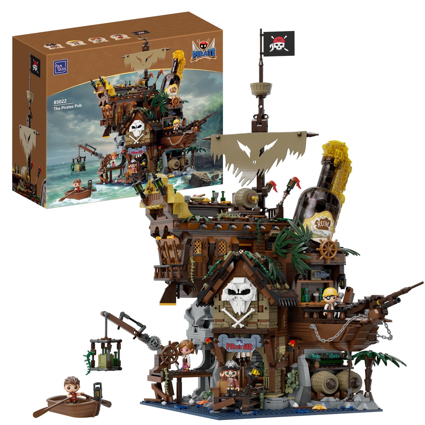 The Pirates Pub Ship Building - 2814 pcs - Beanie Games