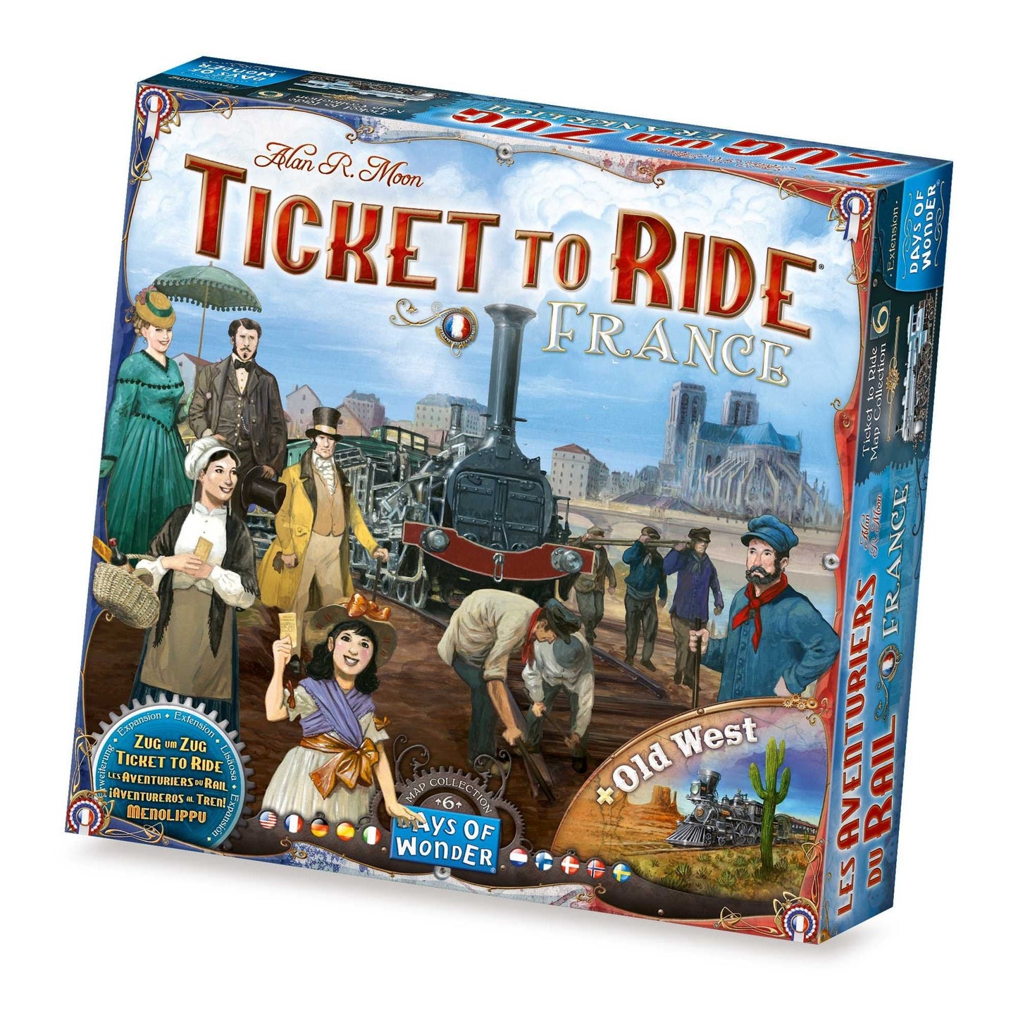 Ticket to Ride: France & Old West Map Collection 6 - Beanie Games