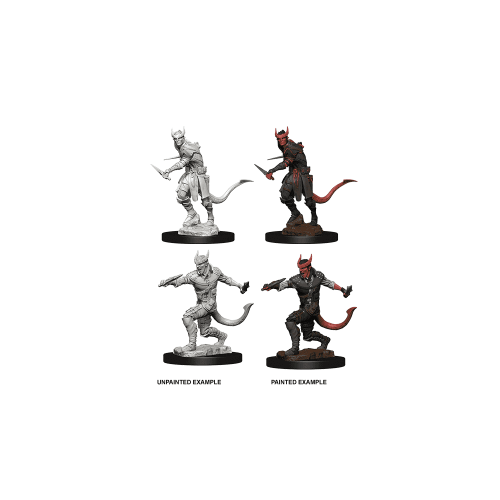 Tiefling Male Rogue: D&D Nolzur's Marvelous Unpainted Miniatures (W5) - Beanie Games