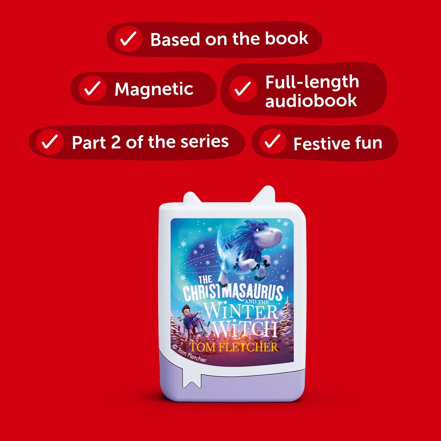 Tom Fletcher - The Christmasaurus and the Winter Witch (Book Pocket Tonies) - Beanie Games