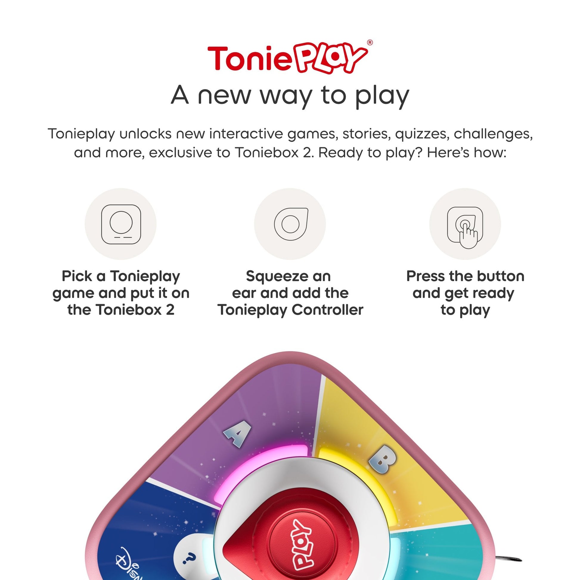 Toniebox 2 Cloud Pink ToniePlay Bundle - Lion King - Beanie Games