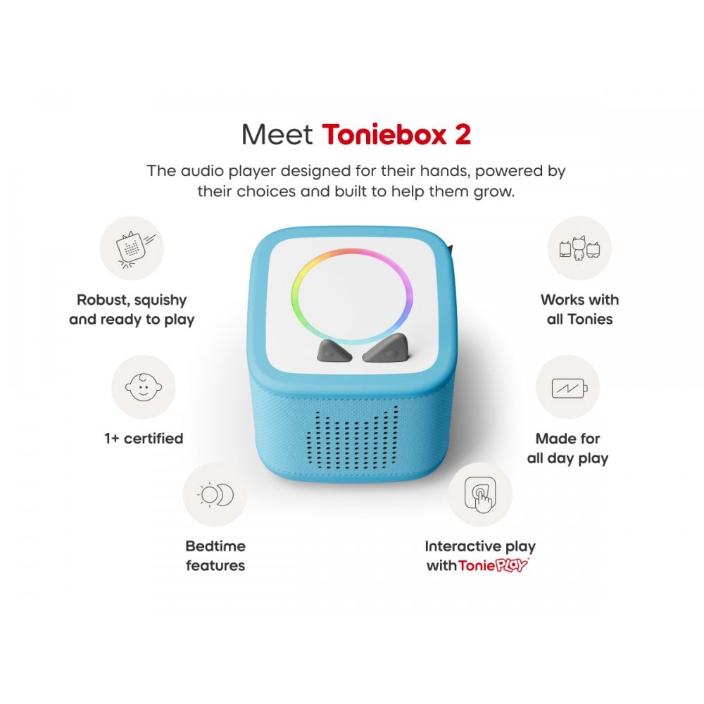 Toniebox 2 Sky Blue Play Set Paw Patrol Chase - Beanie Games