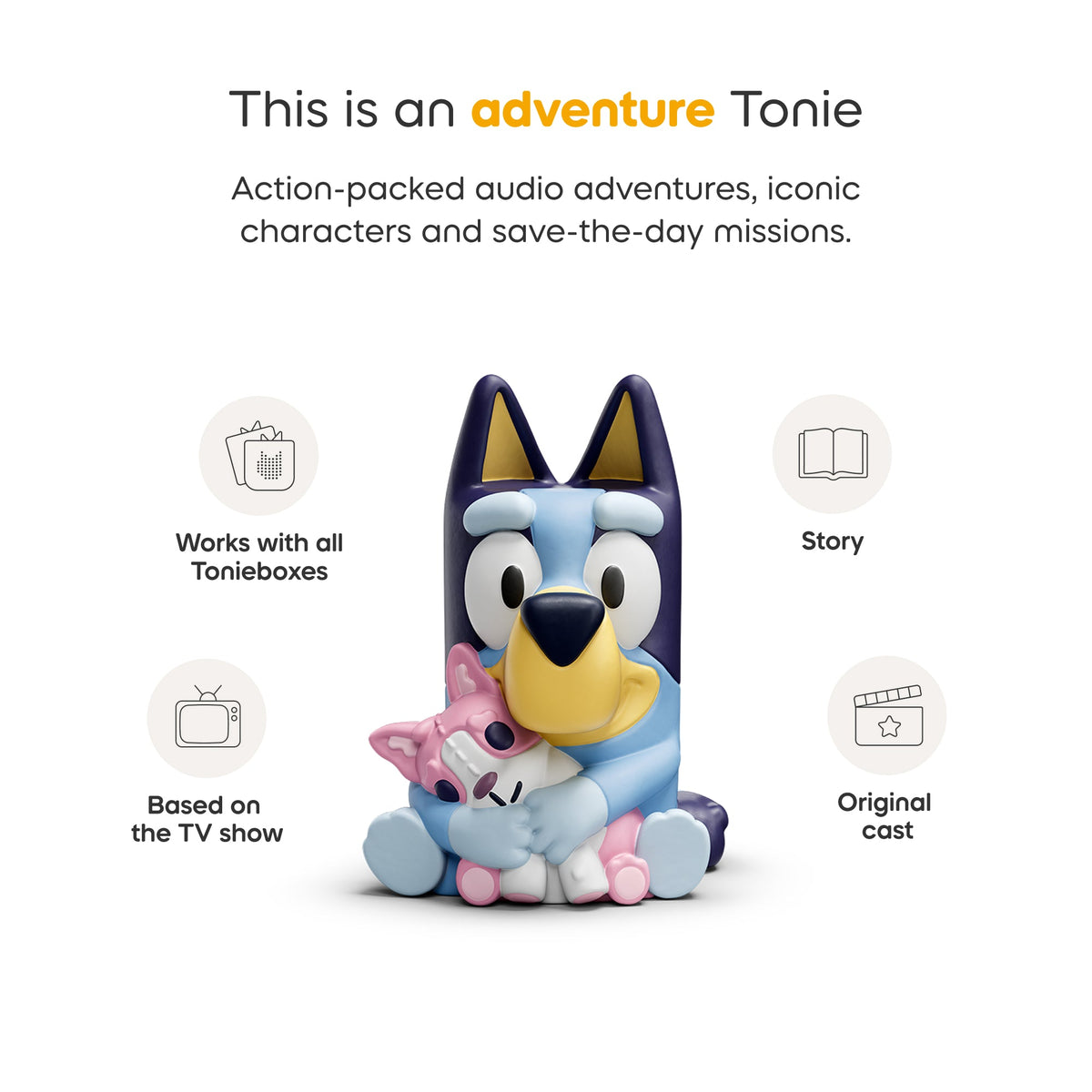 Toniebox 2 Sky Blue Starter Set with Bluey Tonie - Beanie Games