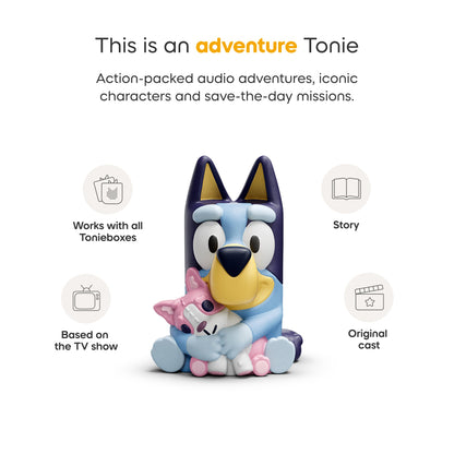 Toniebox 2 Sky Blue Starter Set with Bluey Tonie - Beanie Games