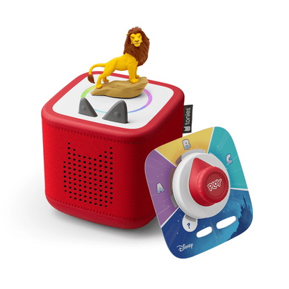 Toniebox 2 Sunset Red ToniePlay Bundle - Lion King - Beanie Games