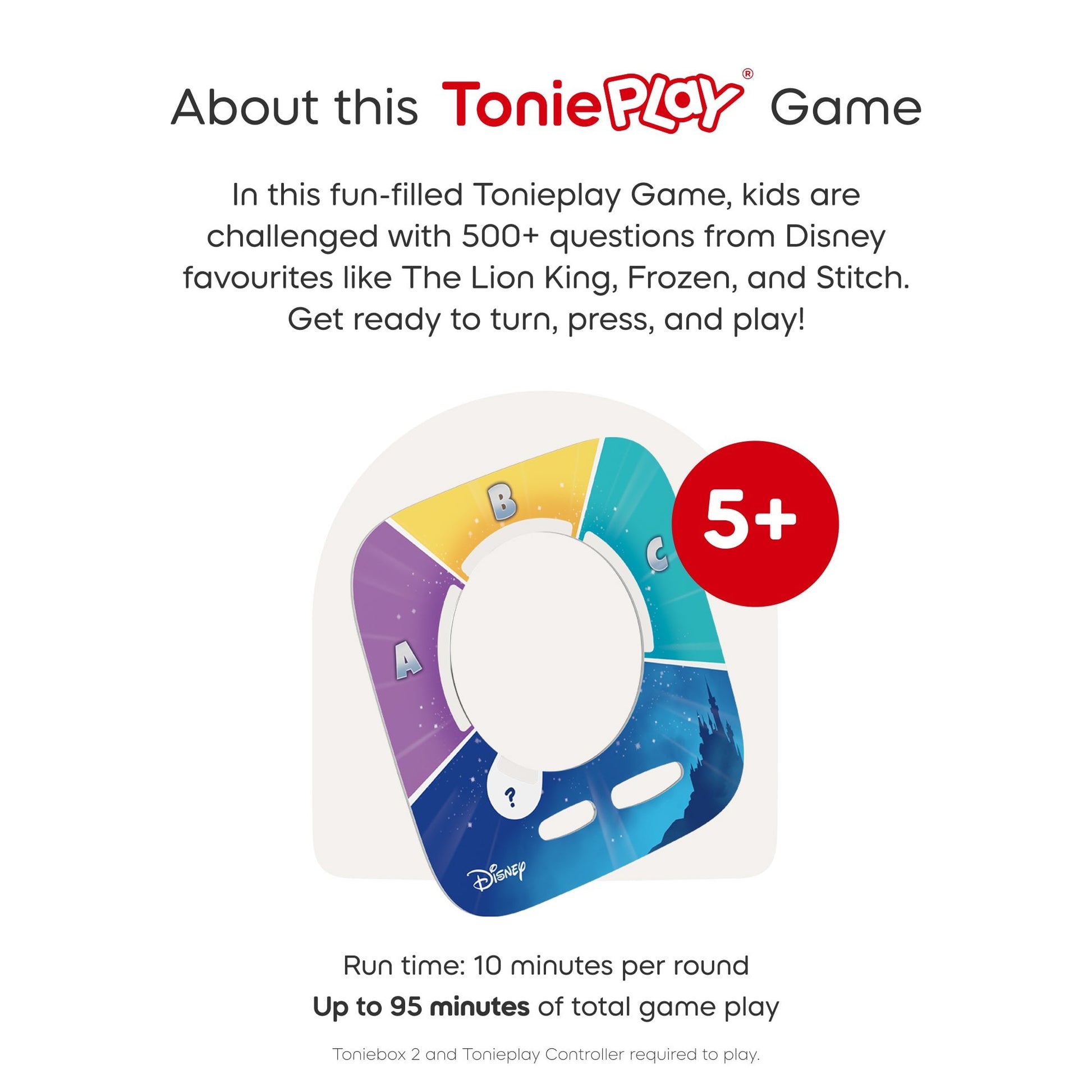 Toniebox 2 Sunset Red ToniePlay Bundle - Lion King - Beanie Games