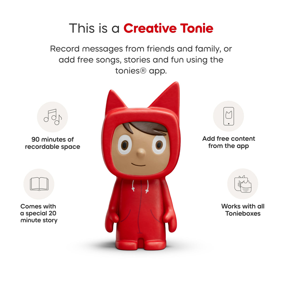 Toniebox Lite - My Story Set (incl. Creative Tonie Rubie) - Beanie Games