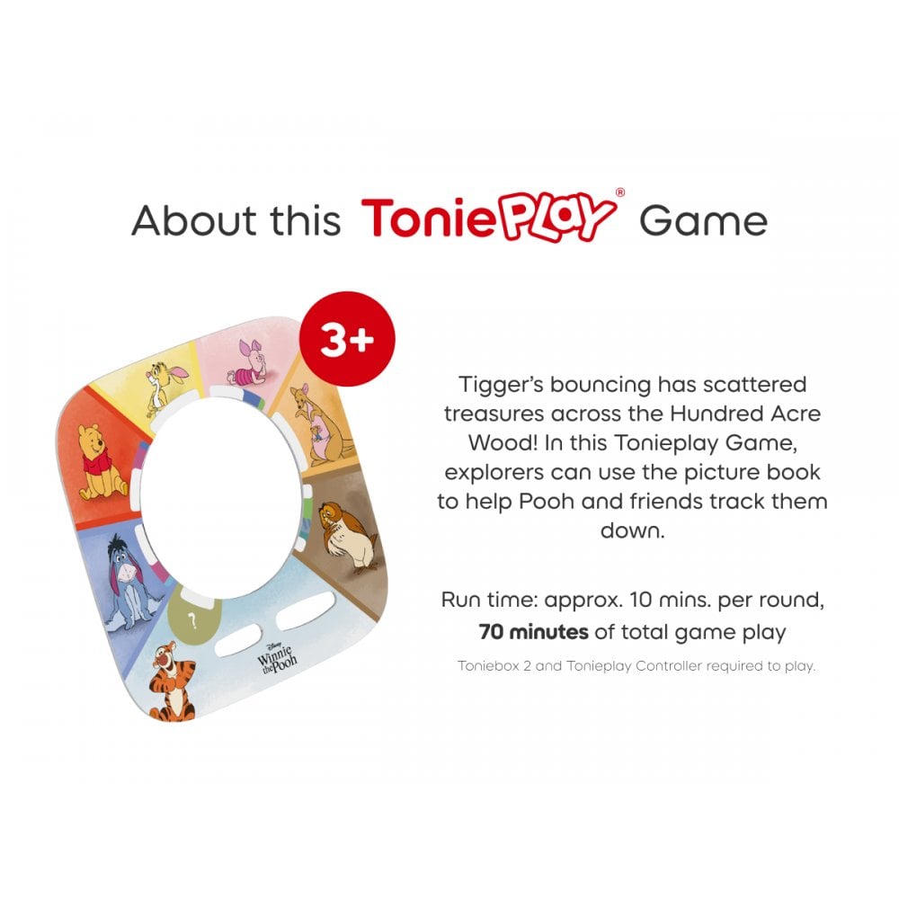 Tonieplay: Discover: Disney Winnie The Pooh: Tigger's Mix - Up Fix - Up (for Toniebox 2) - Beanie Games