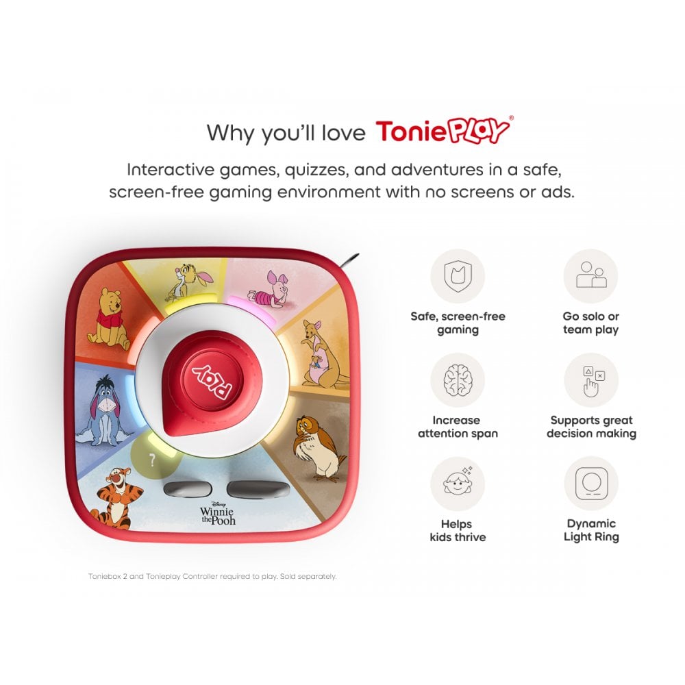 Tonieplay: Discover: Disney Winnie The Pooh: Tigger's Mix - Up Fix - Up (for Toniebox 2) - Beanie Games