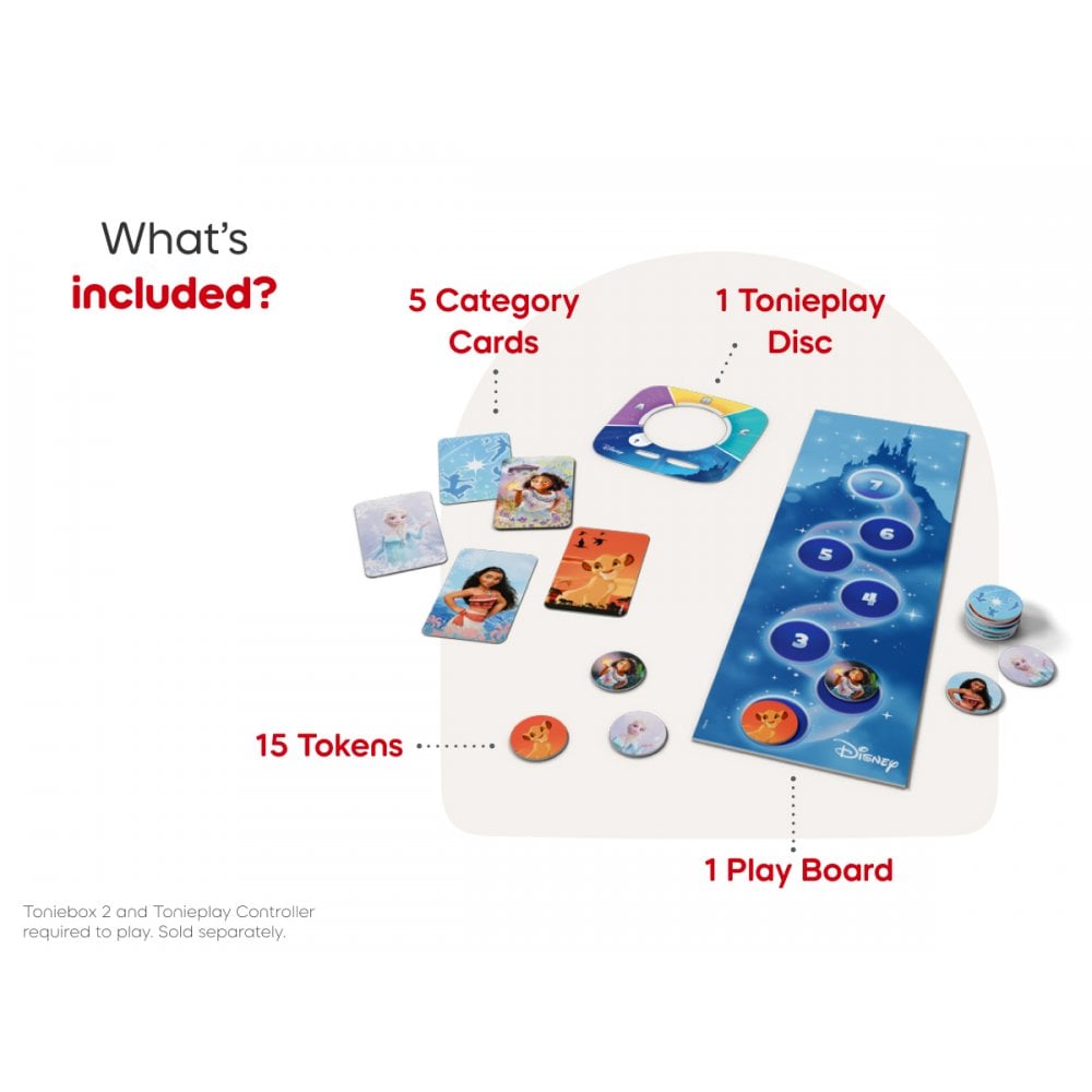 Tonieplay: Quiz: Disney Quiz Kingdom (for Toniebox 2) - Beanie Games