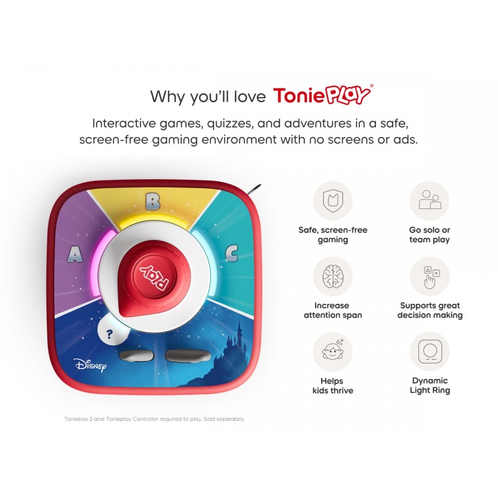 Tonieplay: Quiz: Disney Quiz Kingdom (for Toniebox 2) - Beanie Games