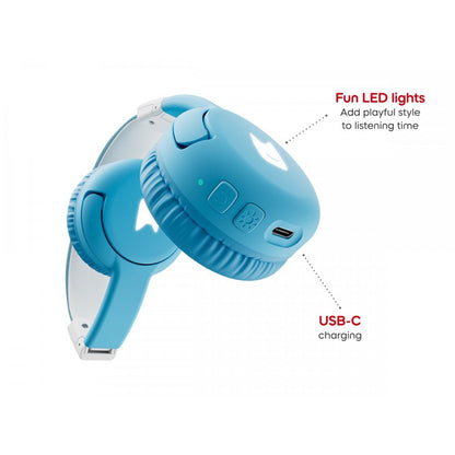 Tonies Bluetooth Headphones - Sky Blue - Beanie Games