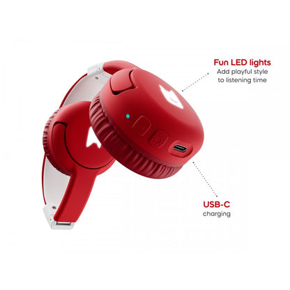 Tonies Bluetooth Headphones - Sunset Red - Beanie Games
