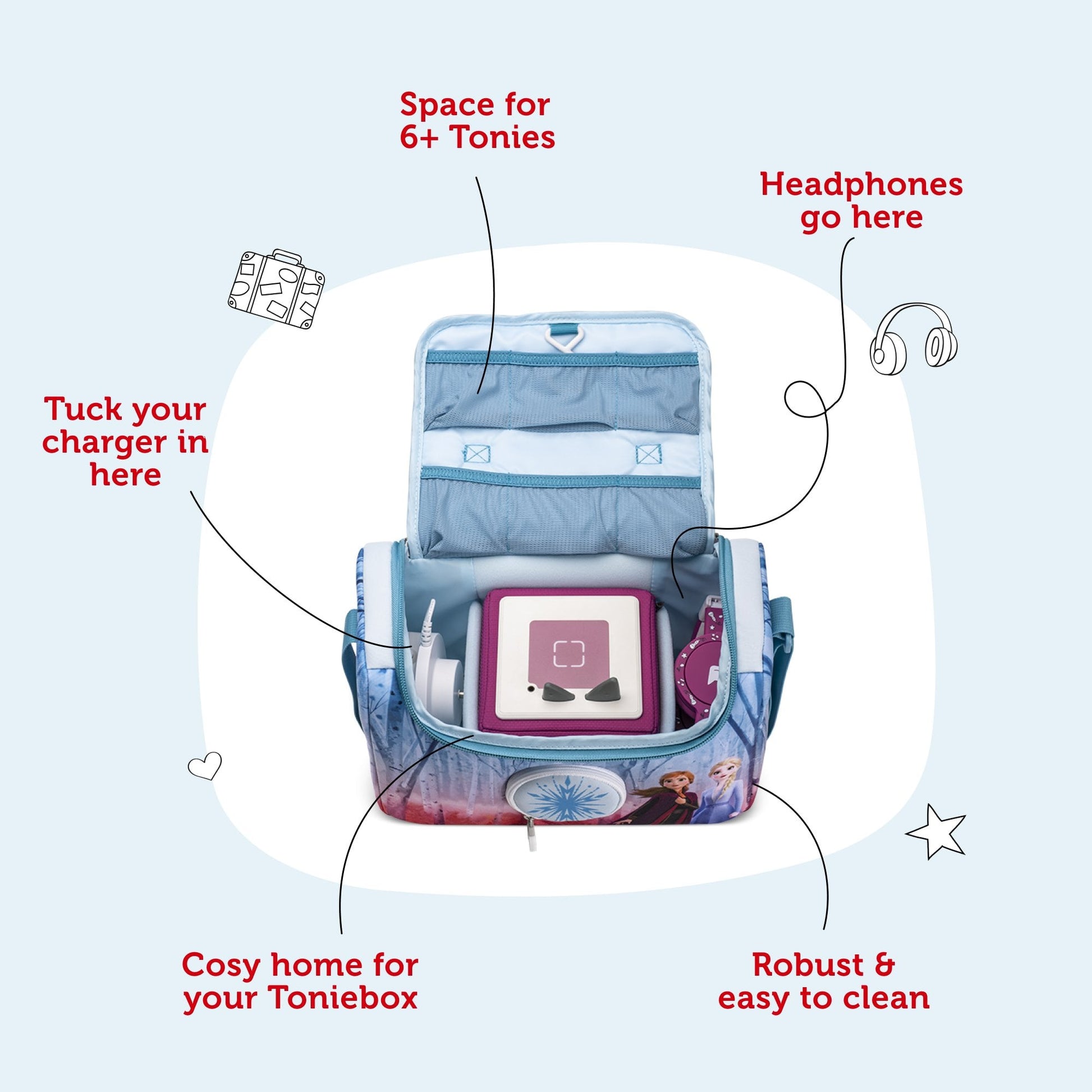 Tonies Listen & Play Bag - Frozen - Beanie Games