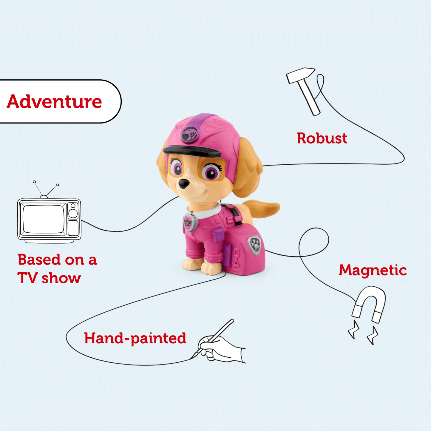 Tonies: Paw Patrol Jungle Pups - Skye (2025) - Beanie Games
