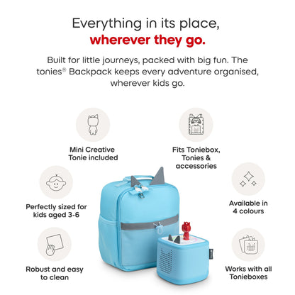 Tonies - Sky Blue Backpack - Beanie Games