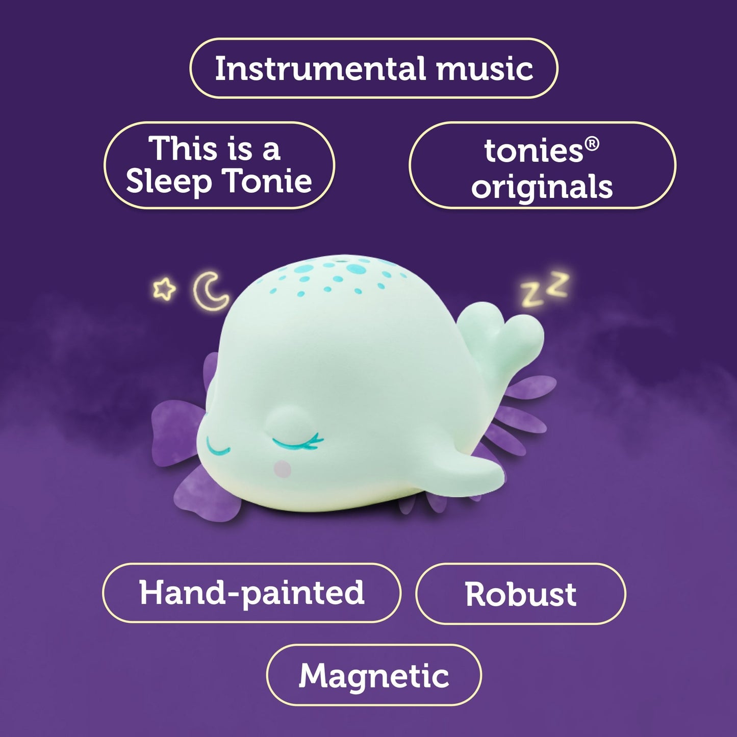 Tonies: Sleepy Friends Whale Lullabies from the Ocean - Beanie Games