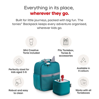 Tonies - Tropical Teal Backpack - Beanie Games