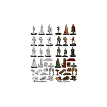 Towns People Castle I: WizKids Deep Cuts Unpainted Miniatures (W12) - Beanie Games