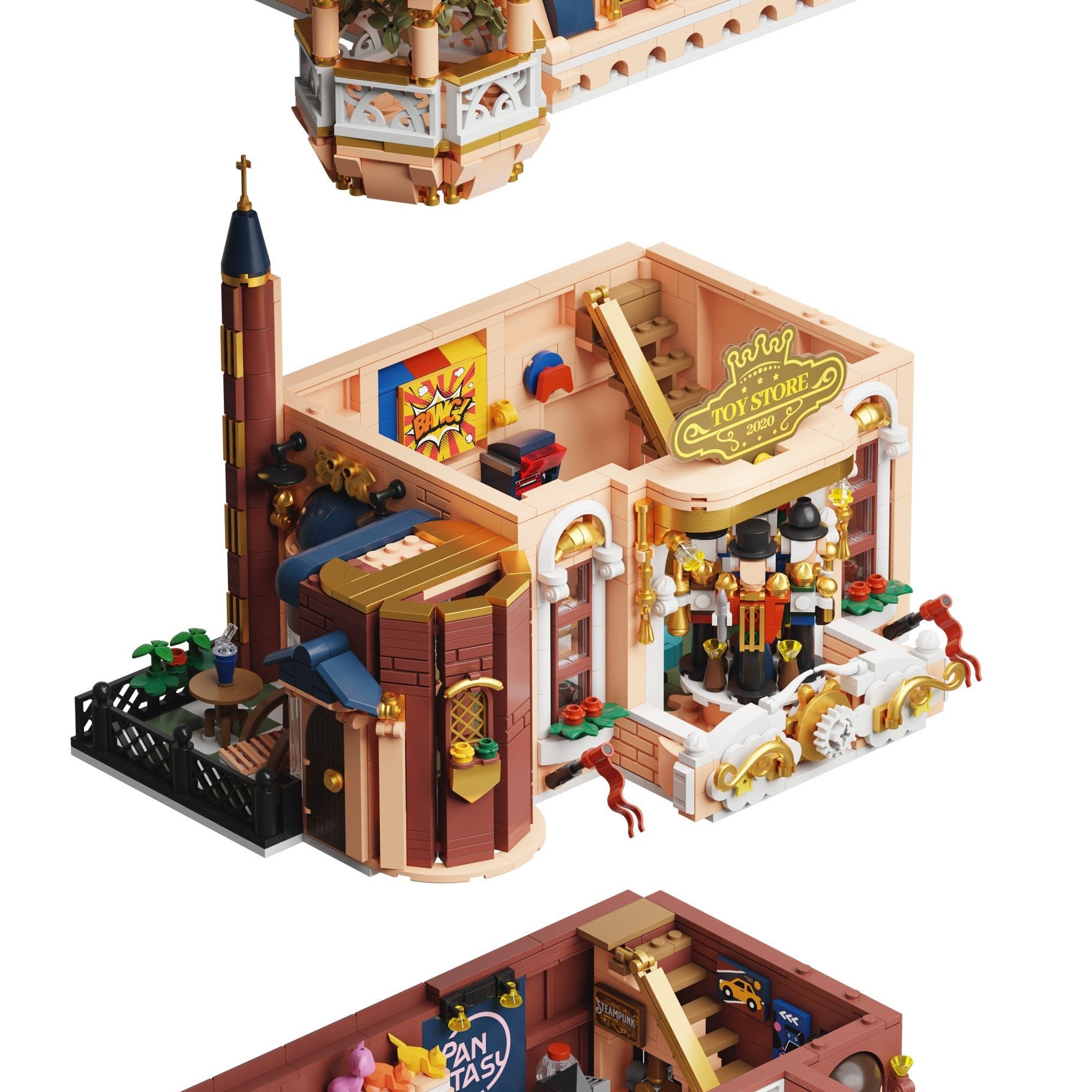 Toy Store Building - 2978 pcs - Beanie Games