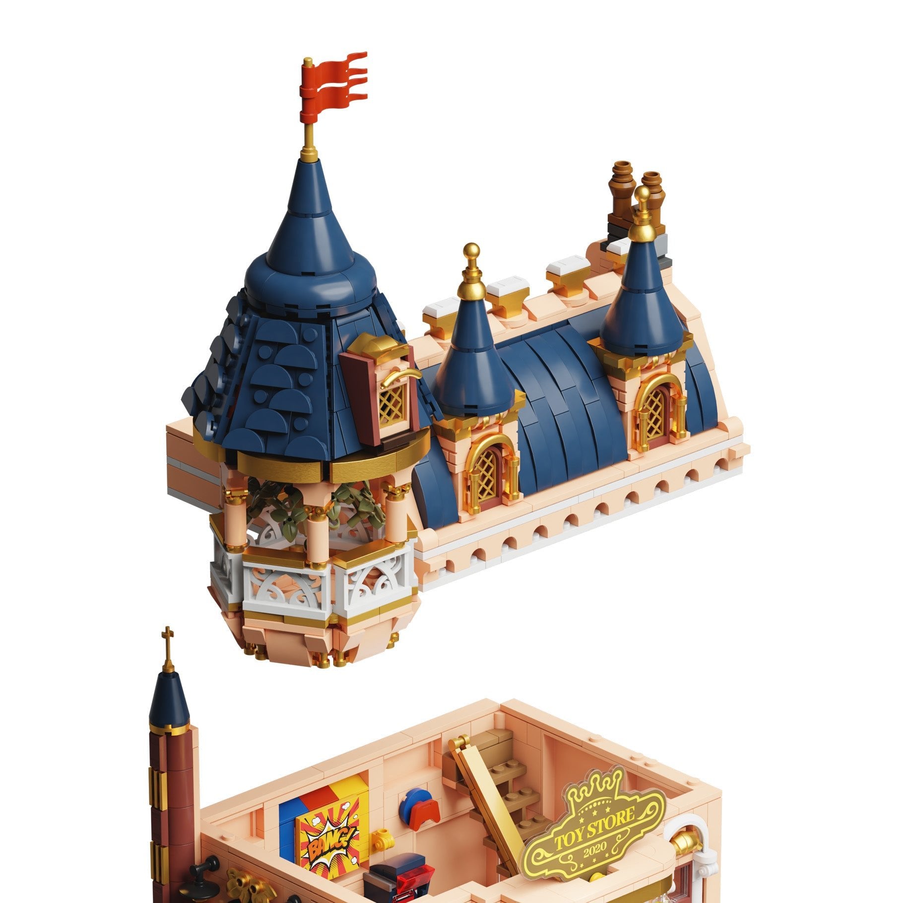 Toy Store Building - 2978 pcs - Beanie Games